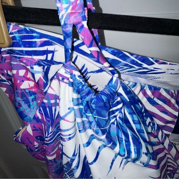 Swimsuits For All Tropical Print 2 Piece Tankini Swimsuit - Picture 6 of 6